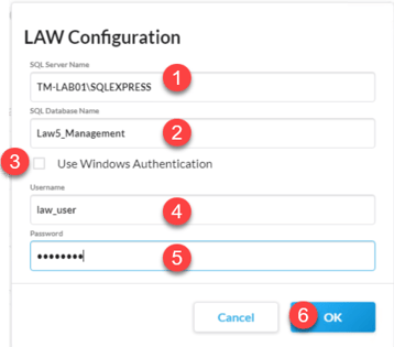 LAW Configuration
