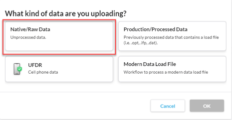 Native_Raw Data Upload