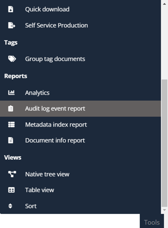 AuditLogEventReport