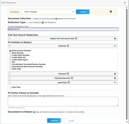 BulkRedactBankAccounts