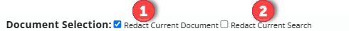 Redaction Type