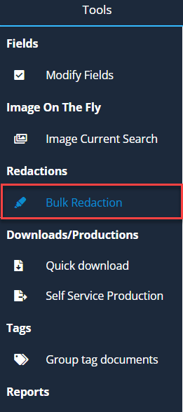 ToolsBulkRedactions