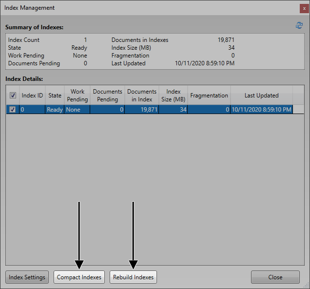 CaseDashboardSearchIndexManagement