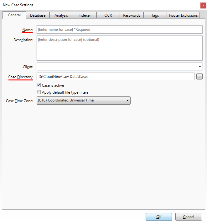 Creating a New Explore Case